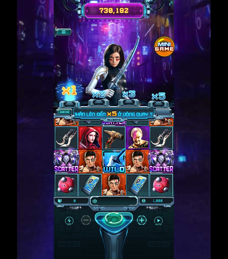 Chơi nổ hũ Alita để ăn được Jackpot lớn